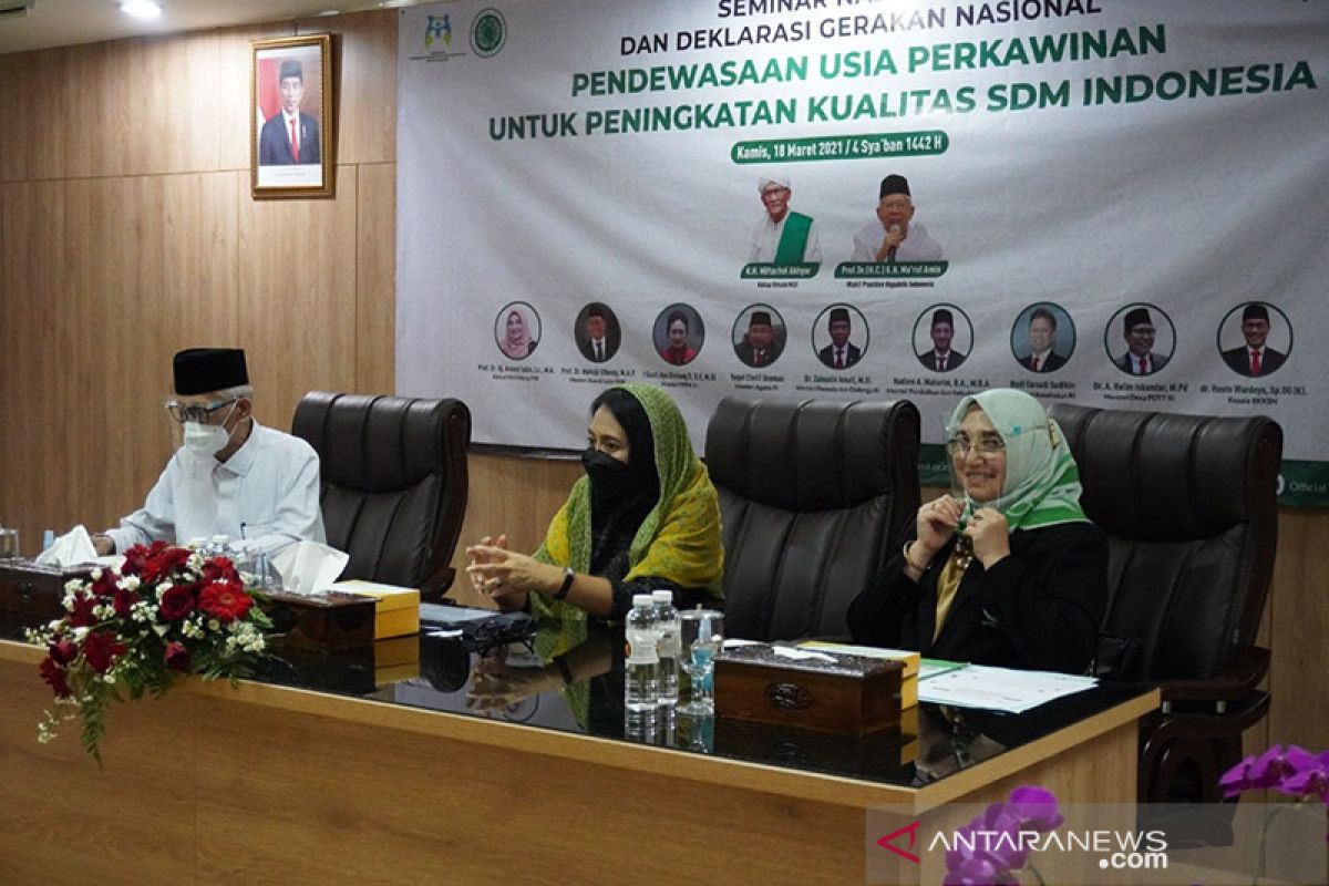 MUI dukung gerakan nasional pendewasaan usia perkawinan