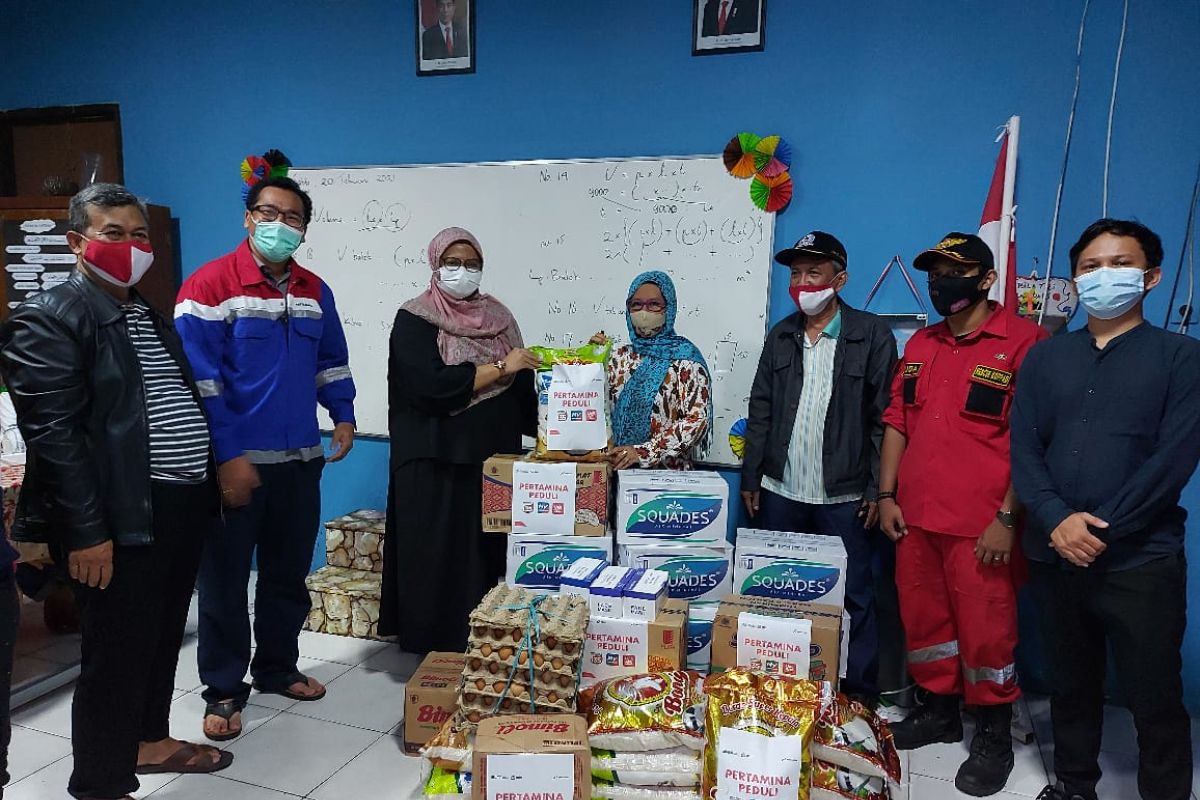 Pertamina bantu korban kebakaran Kelurahan Baru Ilir