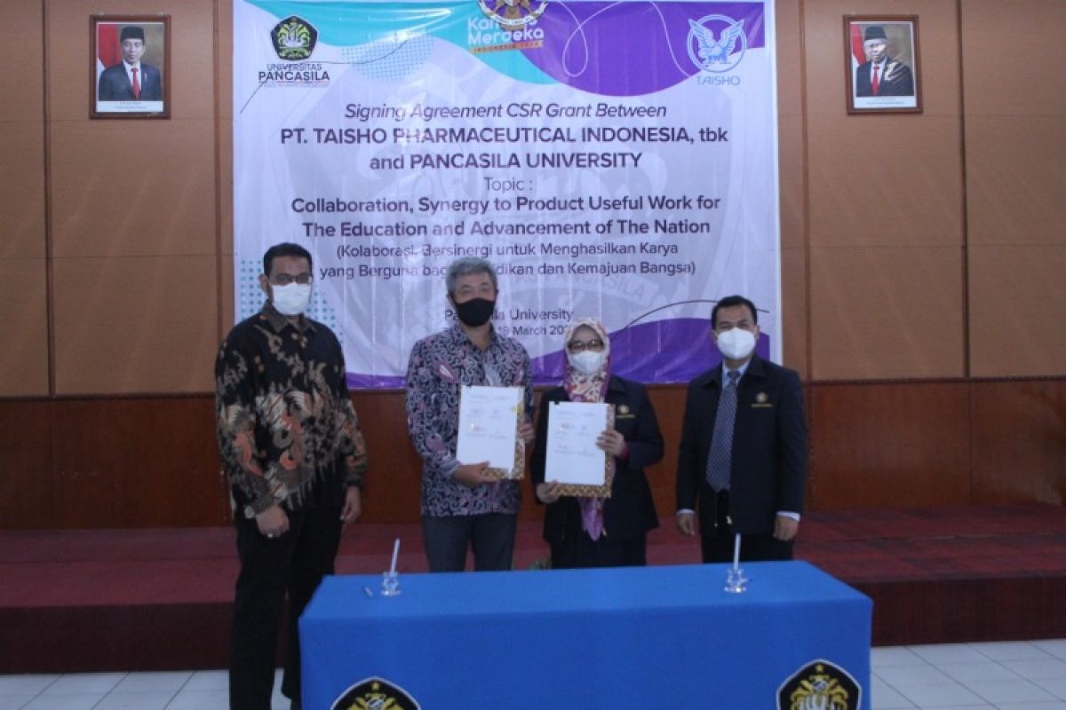 Universitas Pancasila jalin kerja sama dengan PT. Taisho Pharmaceutical Indonesia