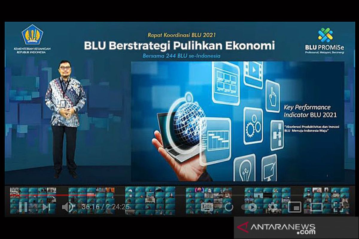 Kemenkeu sebut pendapatan BLU sepanjang 2020 tumbuh 40,2 persen