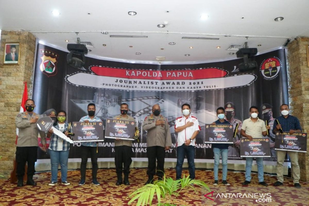 343 karya jurnalistik ramaikan Kapolda Papua Journalist Award