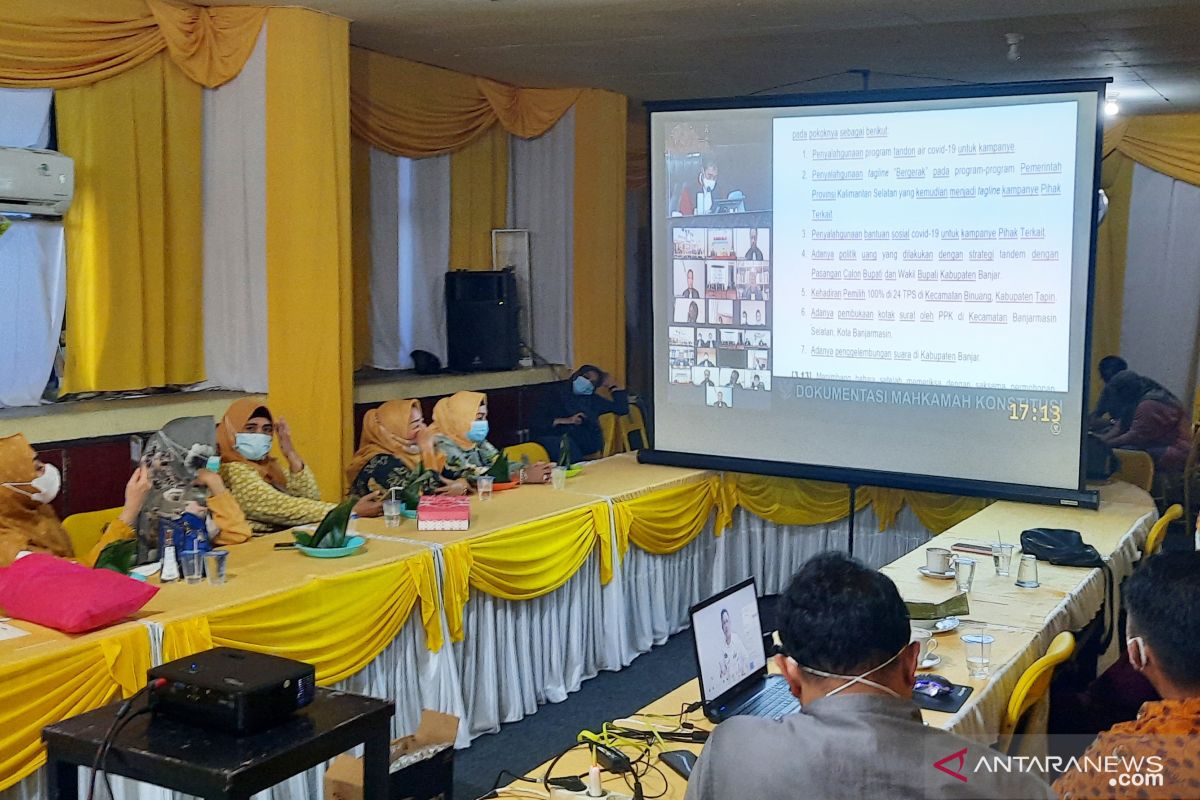 MK putus pemungutan suara ulang pada tujuh kecamatan untuk Pilgub Kalsel