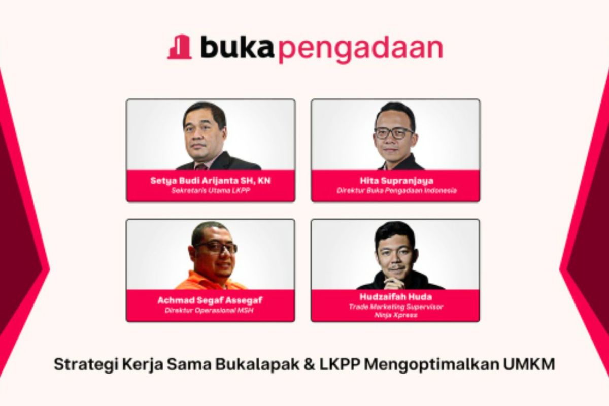 BukaPengadaan optimalkan kesempatan 6,5 juta UMKM Bukalapak dalam pengadaan barang dan jasa