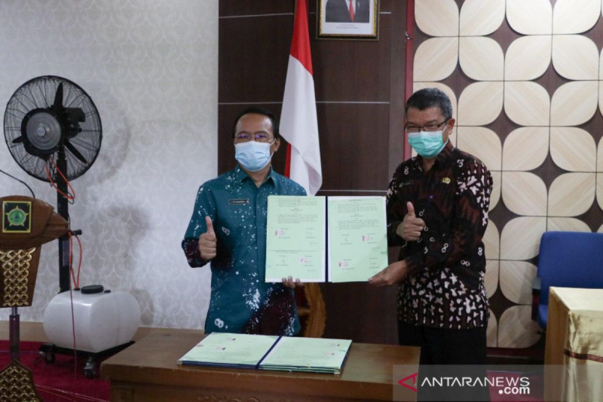 Dinso-P3A Kulon Progo tandatangani perjanjian kerja sama penyaluran BPNT