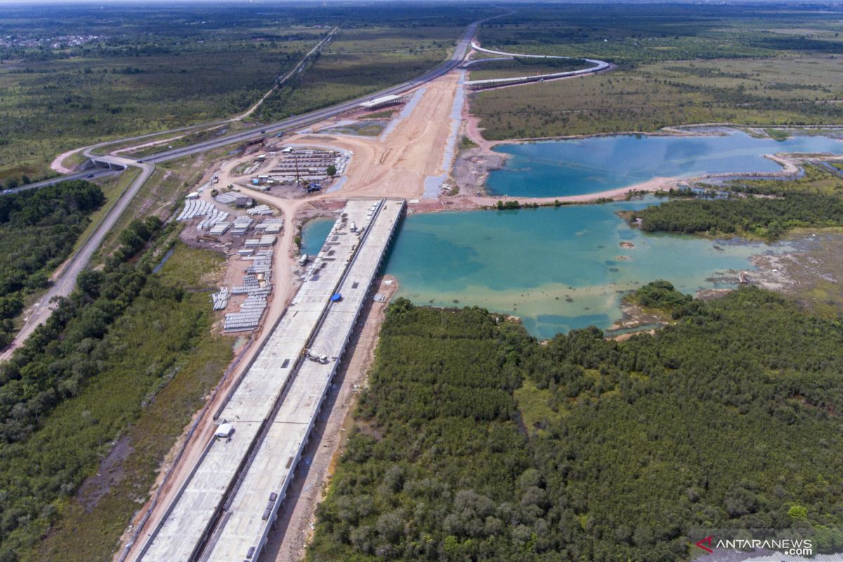 Progres jalan tol Sumsel-Bengkulu seksi I capai 81 persen