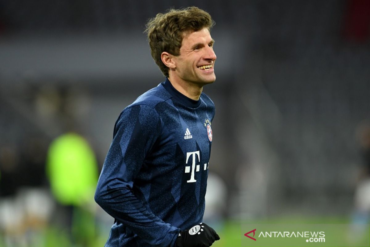 Thomas Mueller gembira Bayern bakal ulangi laga final Liga Champions kontra PSG