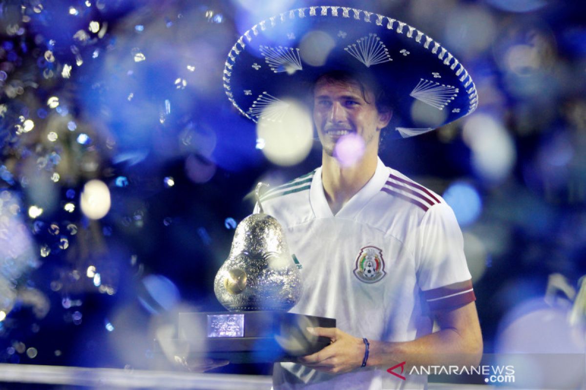 Zverev tundukkan Tsitsipas untuk juarai turnamen di Acapulco