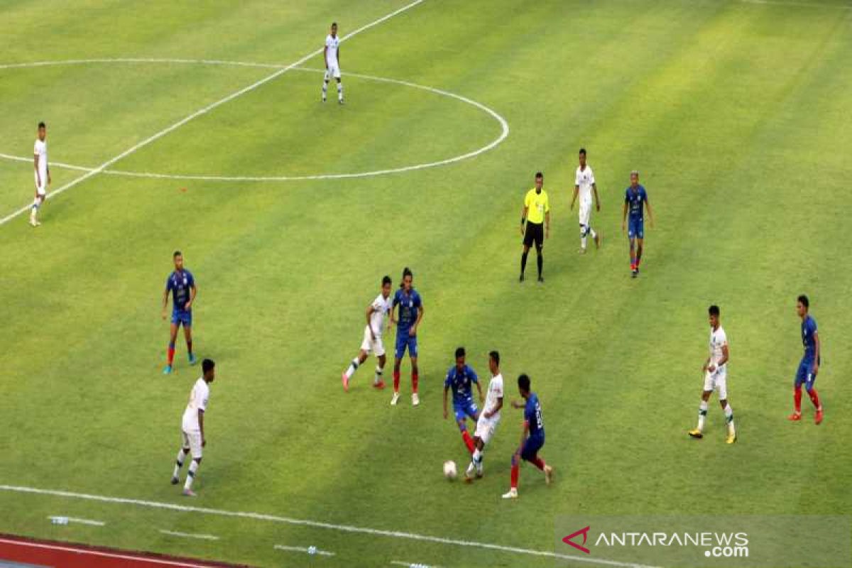 Arema bermain imbang 1-1 dengan Persikabo di laga perdana Piala Menpora