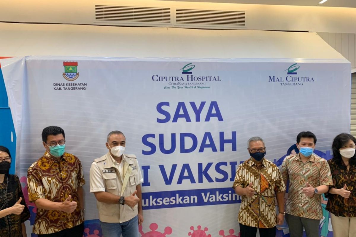 Mal Ciputra Tangerang selenggarakan vaksinasi 3.000 lansia