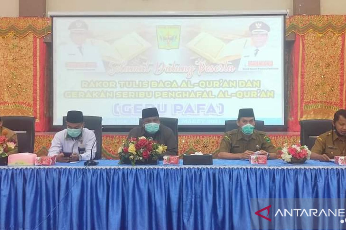 Bupati Padang Pariaman buka rapat koordinasi Gebu Pafa