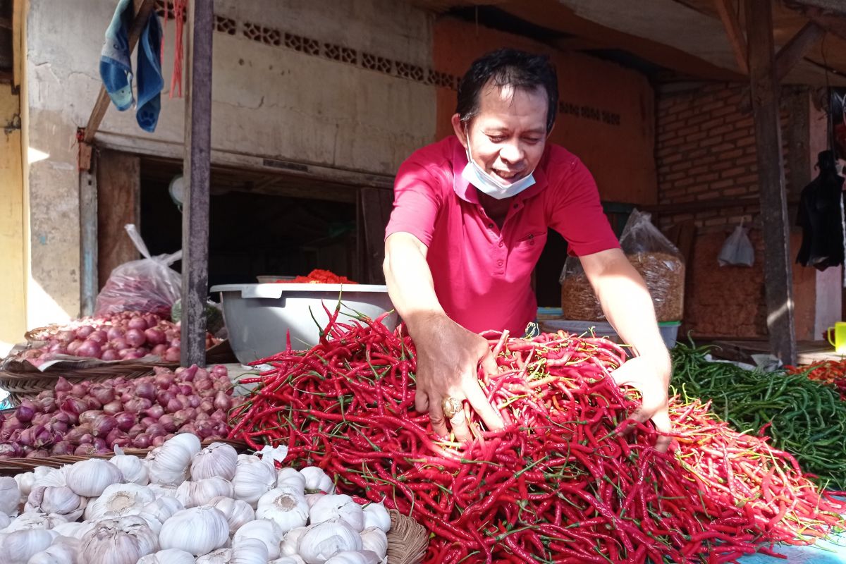 Harga komoditas di Pasar Raya Padang relatif stabil jelang Ramadhan