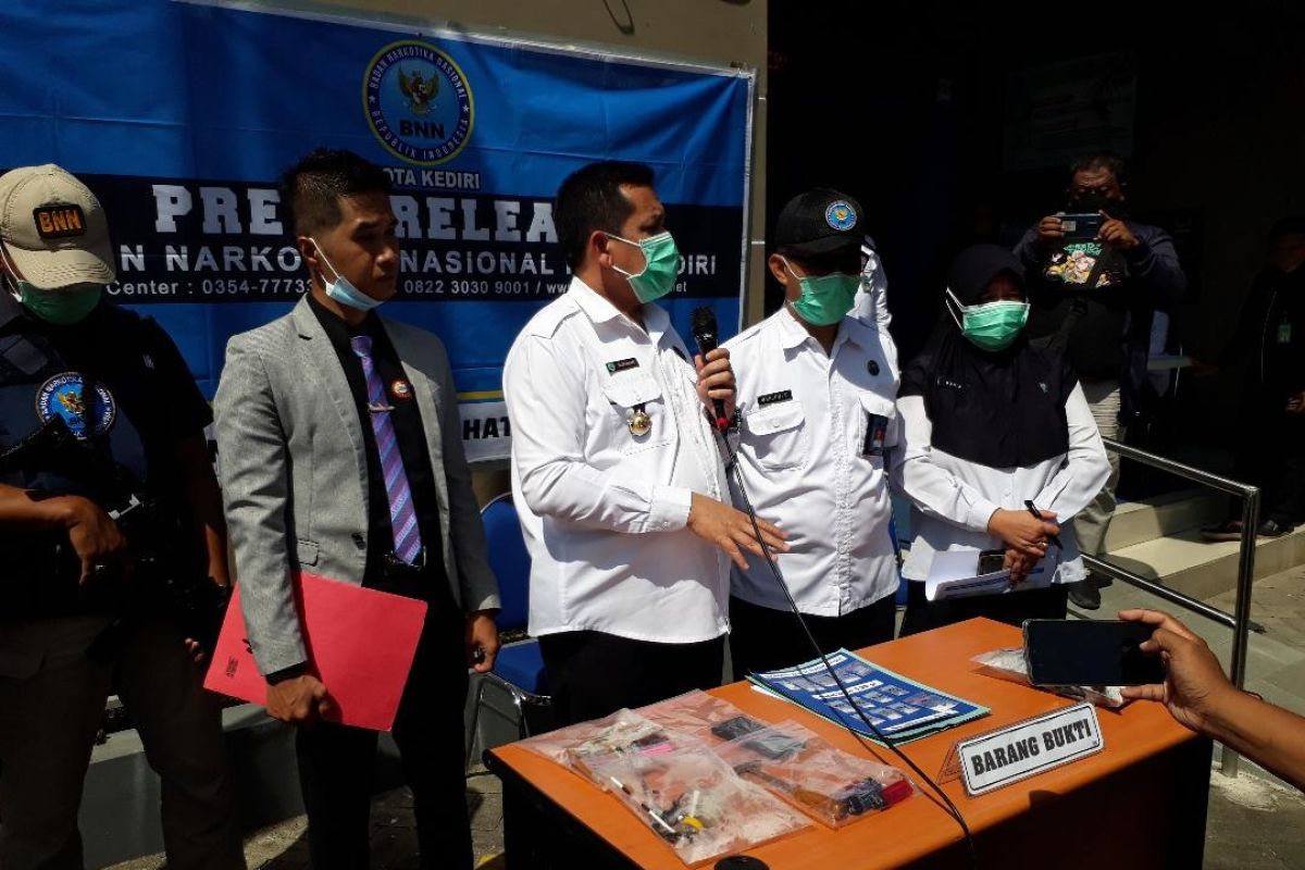 BNN Kota Kediri tangkap pengedar narkoba