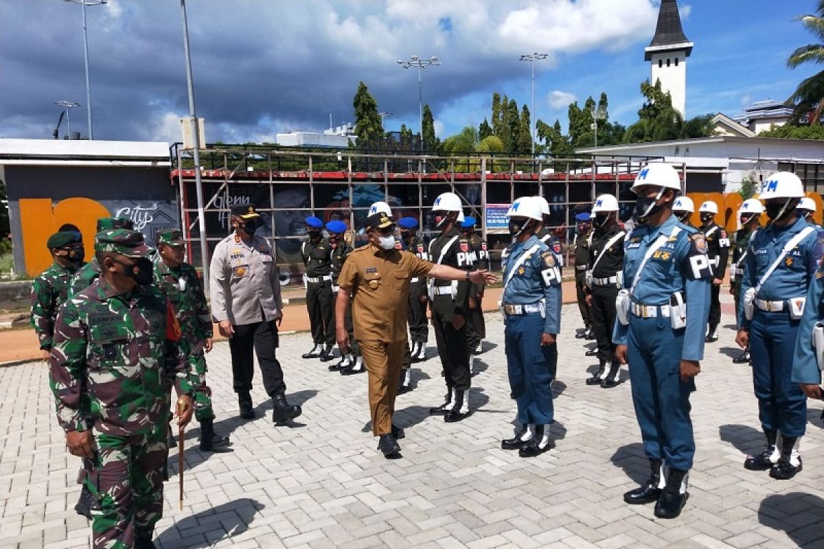 Ribuan personil gabungan amankan kunjungan kerja Presiden Jokowi di Maluku