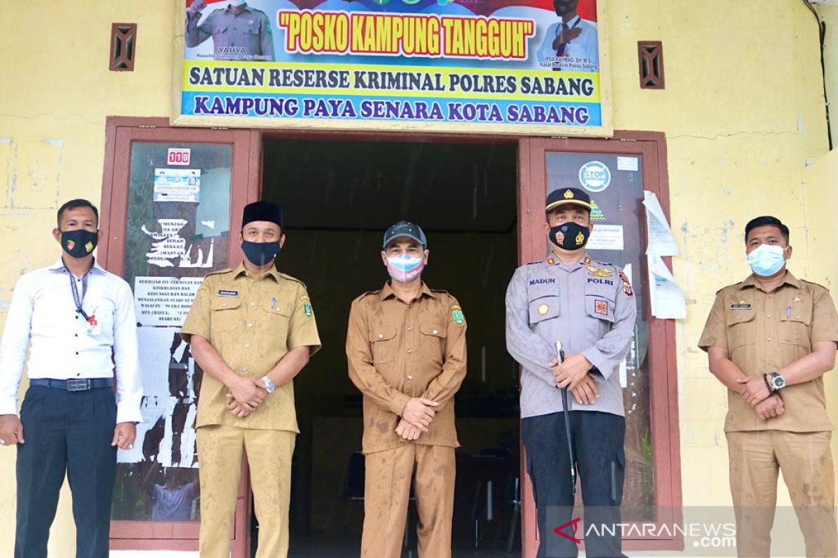 Sabang miliki tiga kampung tangguh penanggulangan COVID-19