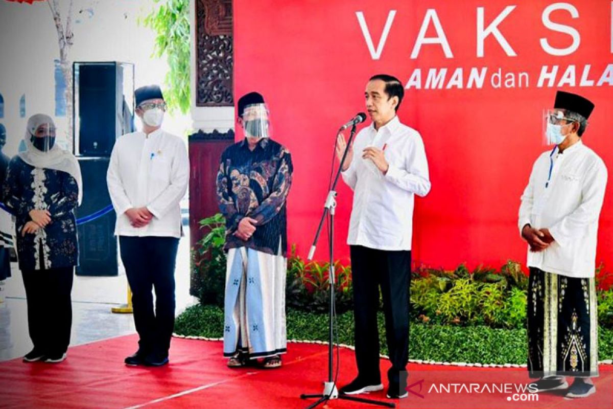 Presiden: Jawa Timur siap gunakan vaksin AstraZeneca