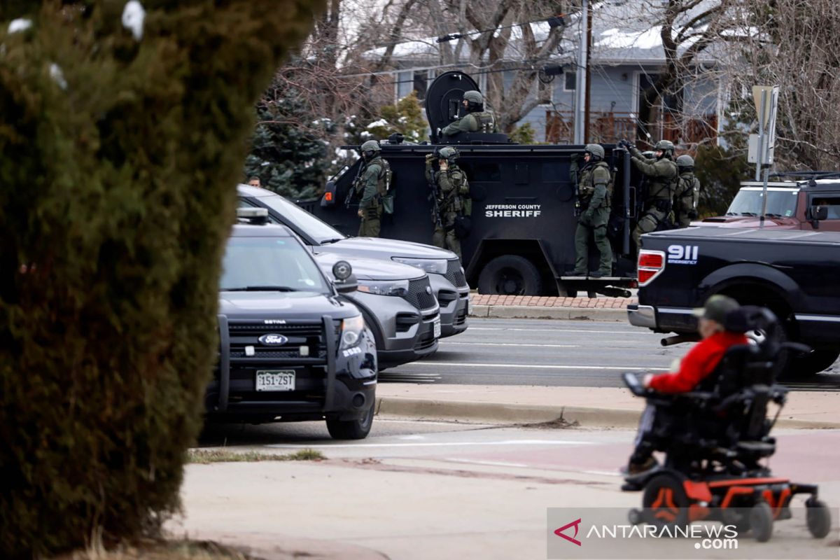 Penembakan massal di Colorado AS tewaskan 10 orang, termasuk polisi