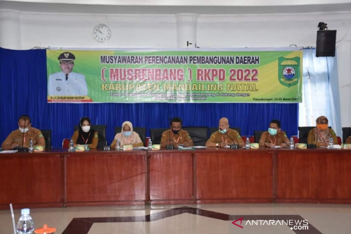 Bupati Madina buka Musrenbang RKPD tahun 2022