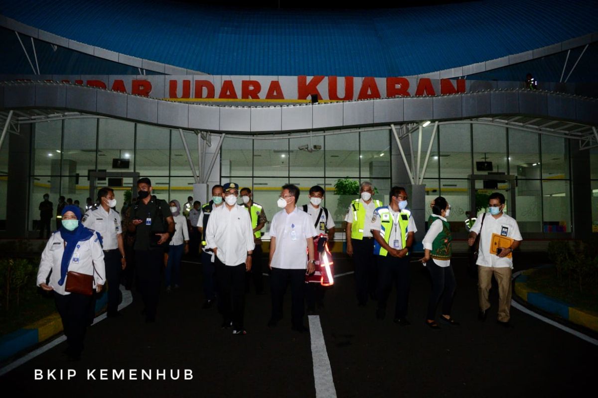 Menhub cek terminal penumpang baru Bandara Kuabang Halmahera Utara