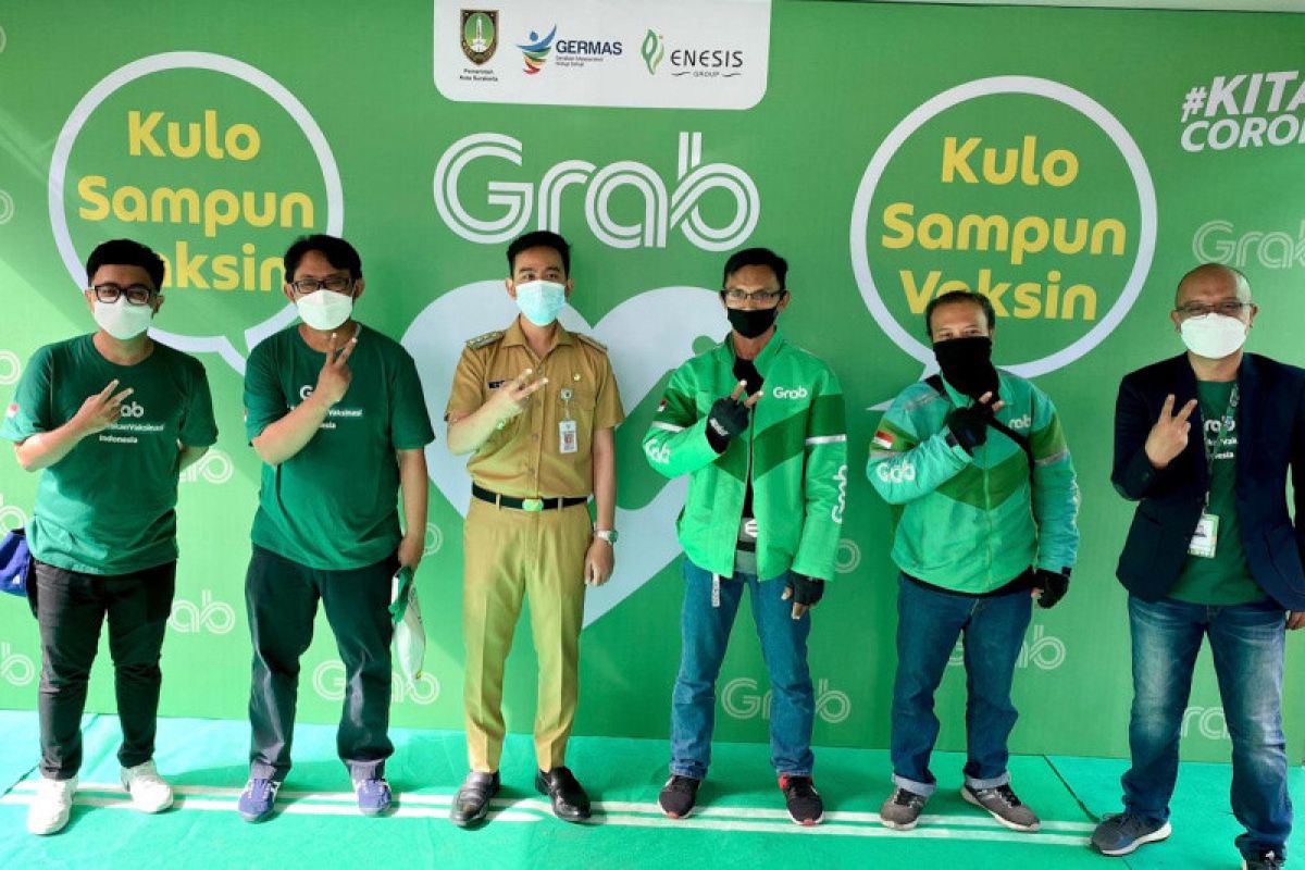 Grab dukung vaksinasi untuk ASN dan pekerja publik sektor transportasi di Solo