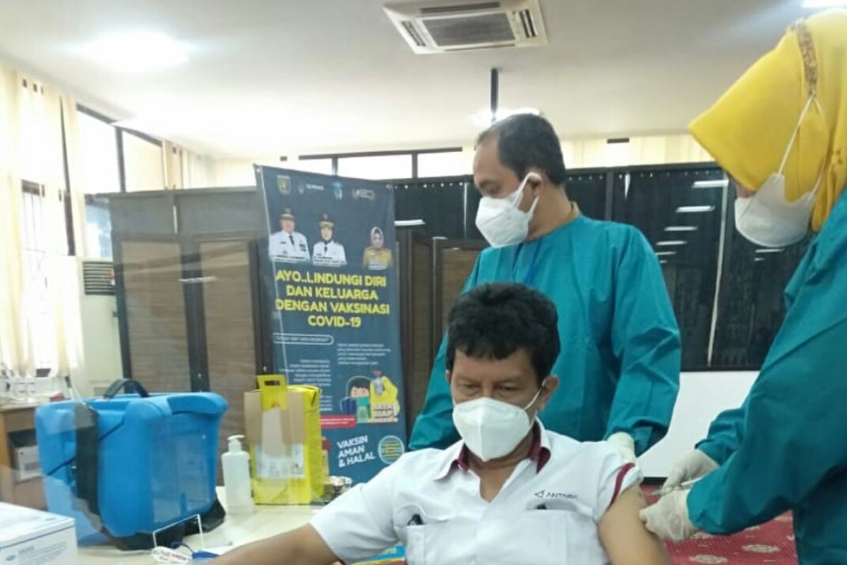 Vaksinasi tahap kedua di Provinsi Lampung berjalan lancar