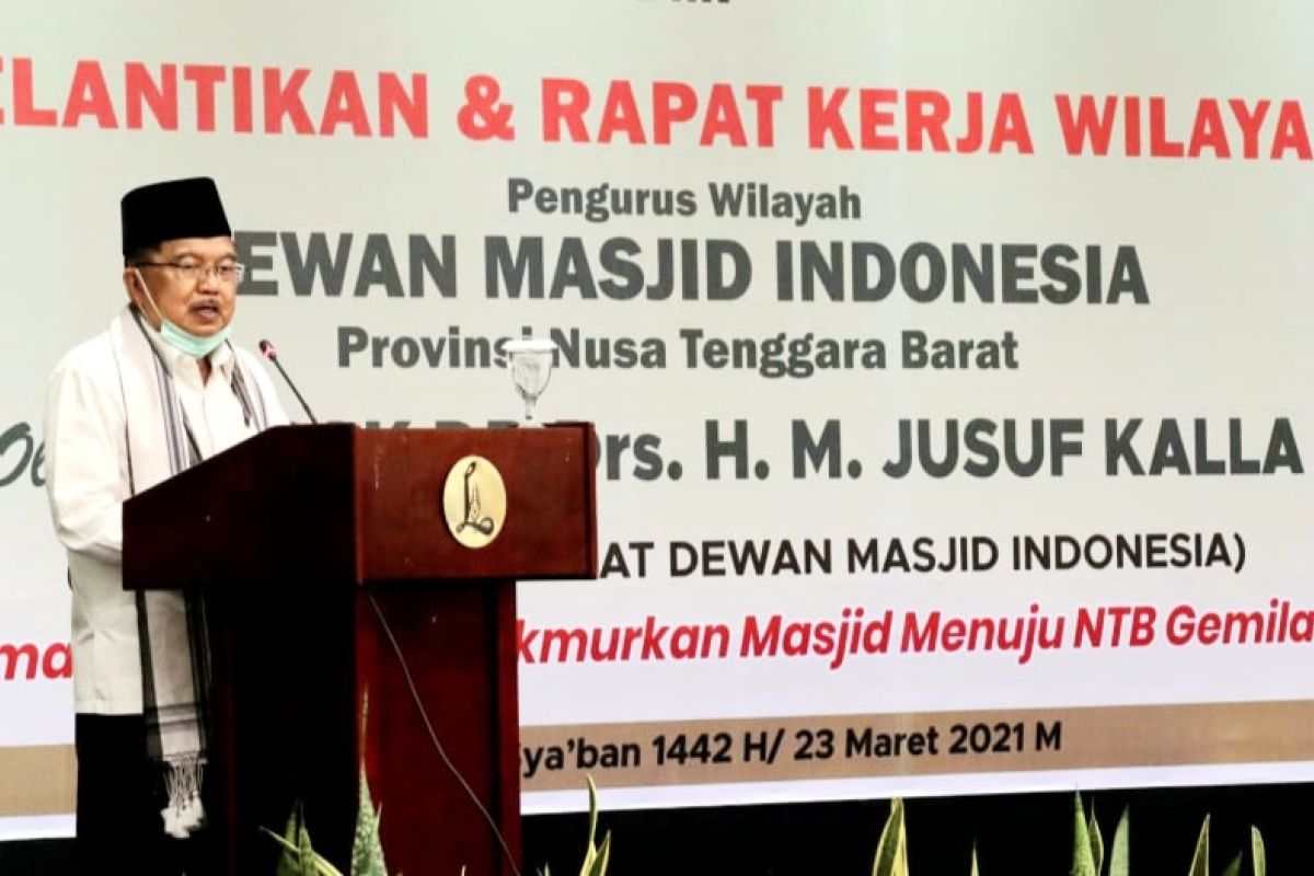 Jusuf Kalla sebut masjid jadi lokasi vaksinasi COVID-19