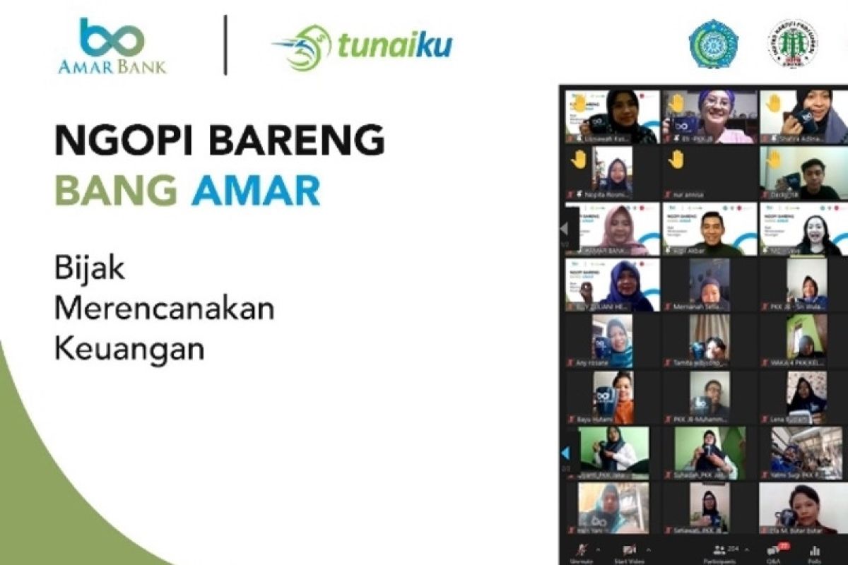 Amar Bank dukung literasi keuangan melalui "Ngopi Bareng Bang Amar".
