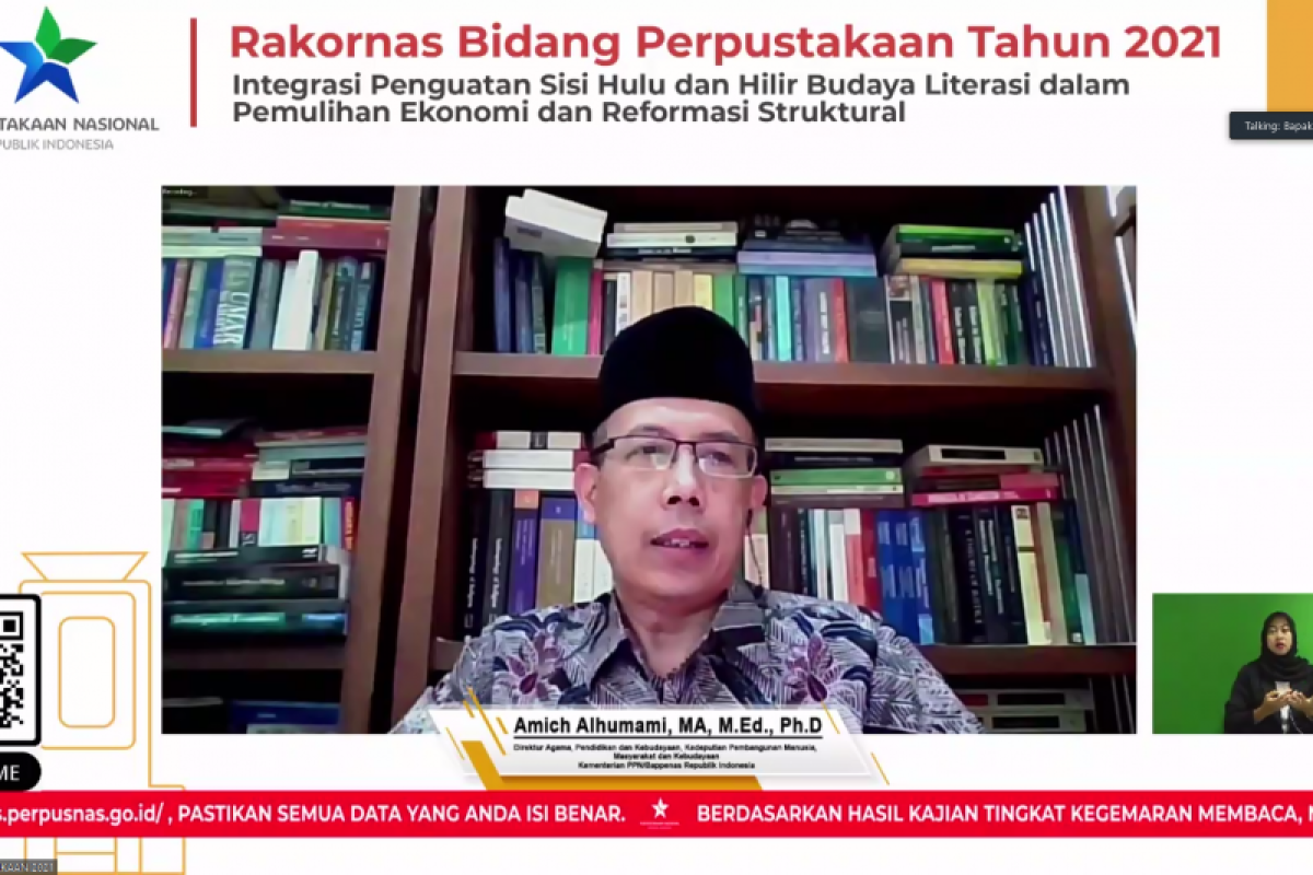 Bappenas: Literasi rendah sebabkan SDM tidak produktif