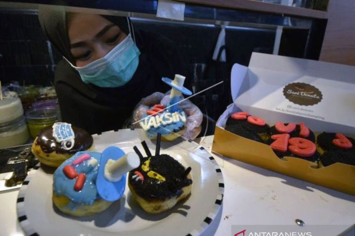 Produksi Donat Motif COVID-19