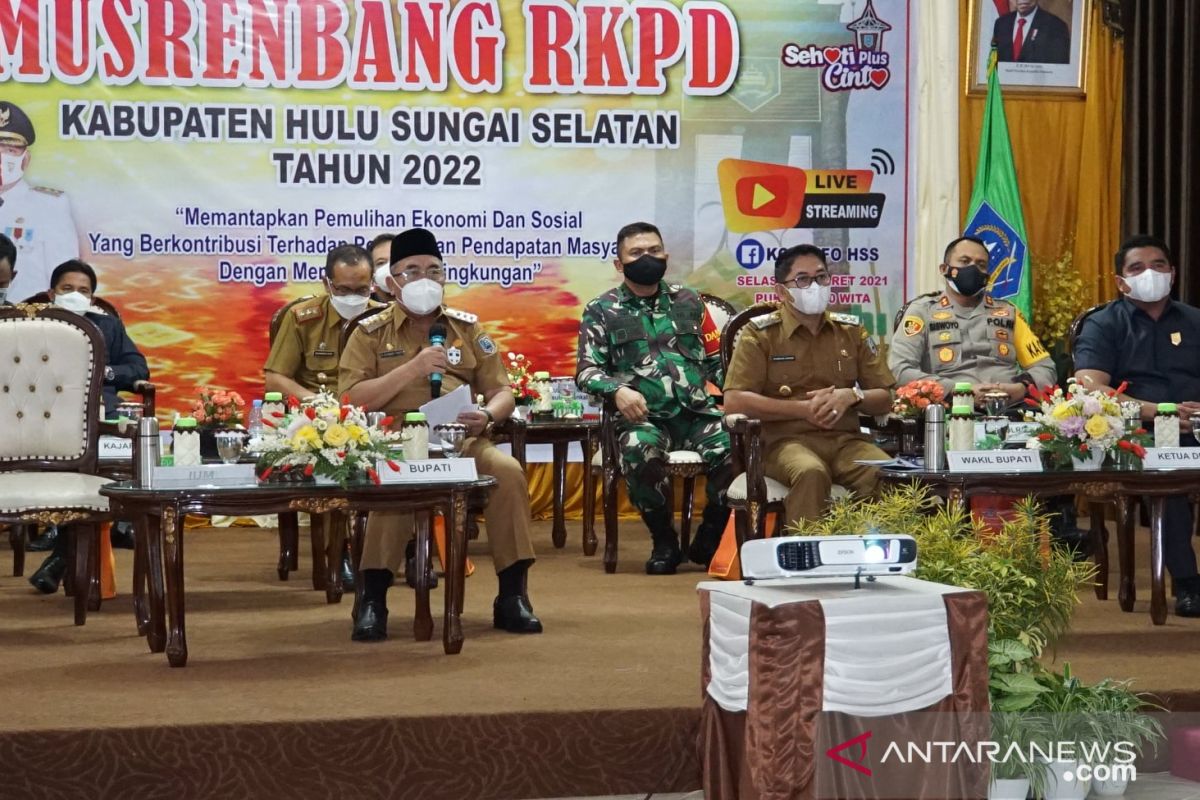 Musrenbang RKPD HSS APBD 2022 diiringi semangat tingkatkan perekonomian