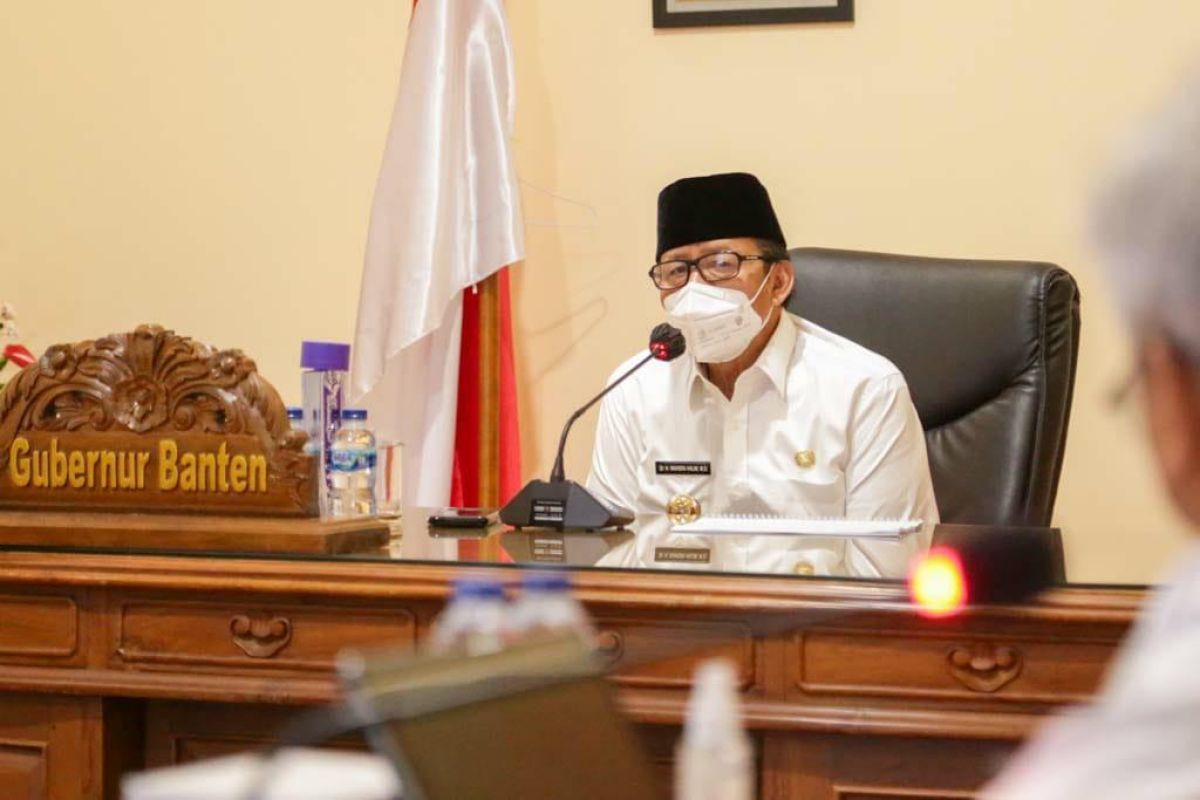 Gubernur Banten Wahidin Halim evaluasi kesiapan sekolah tatap muka