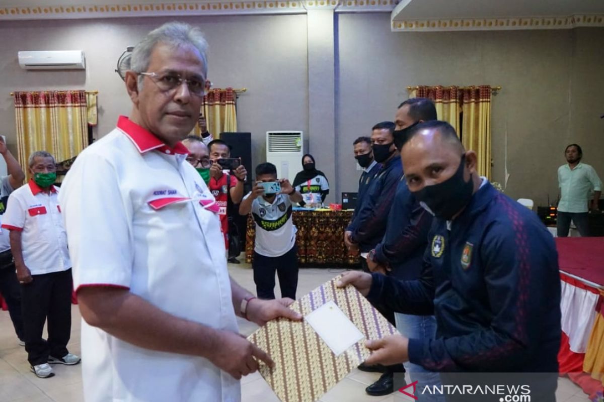 Armen terpilih kembali secara aklamasi pimpin ASKAB PSSI Asahan