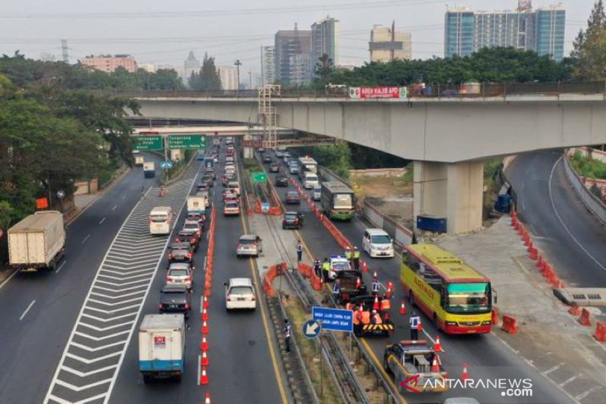 26 Maret Jasa Marga uji coba contra flow tol dalam kota, mulai Halim