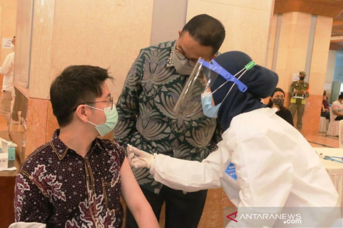 4.371 wartawan terima vaksinasi yang difasilitasi Pemprov DKI