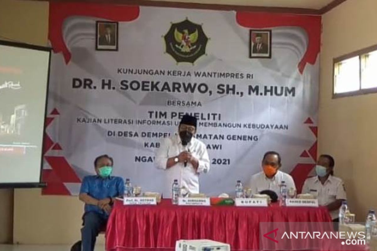 Wantimpres Soekarwo  apresiasi penggunaan teknologi digital di Ngawi