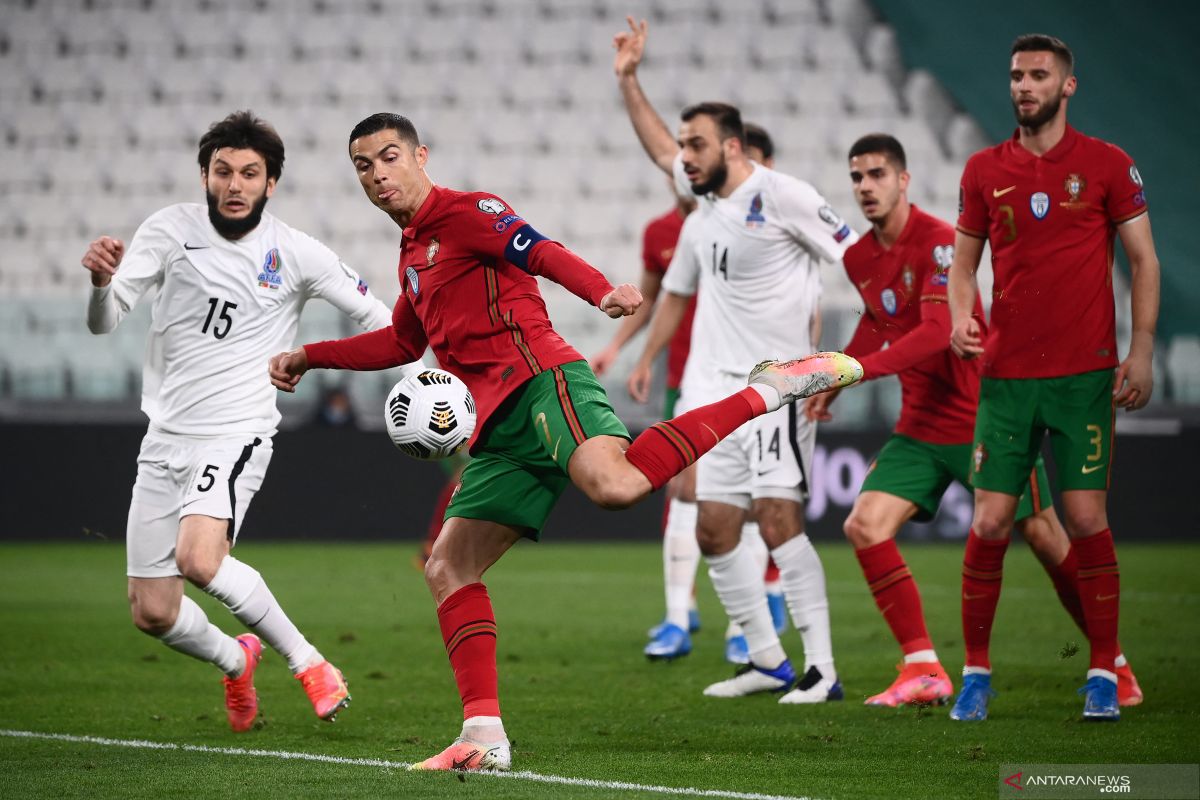 Portugal hanya mampu menang tipis 1-0 lawan Azerbaijan