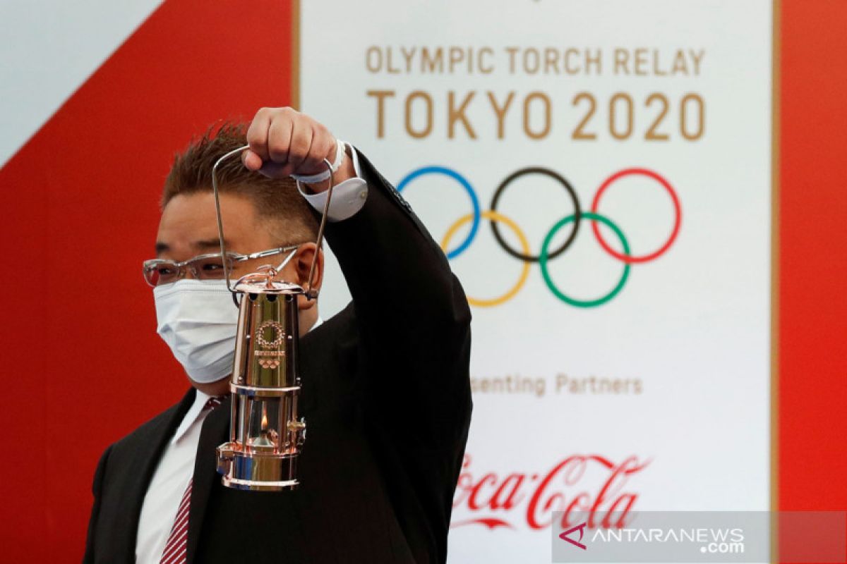 Karena lonjakan COVID-19, estafet obor Olimpiade di Osaka dibatalkan