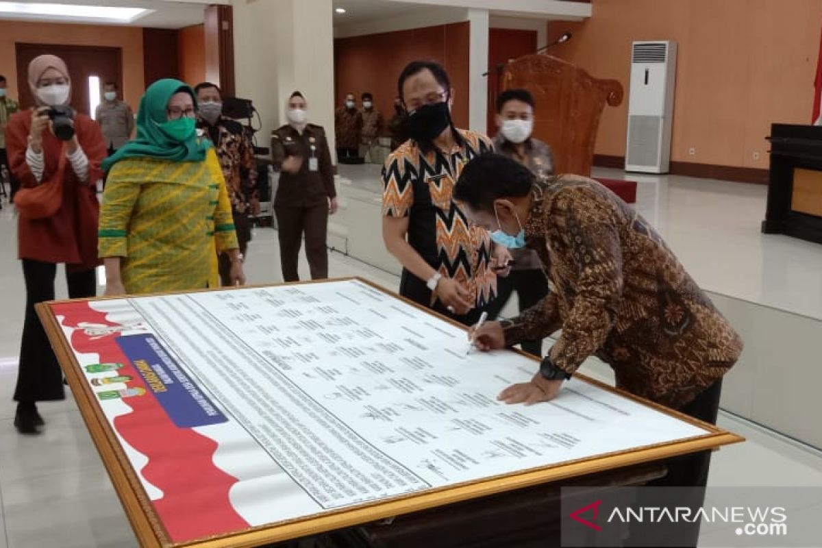 Kabupaten Bekasi gelar deklarasi damai Pilkades serentak 2021