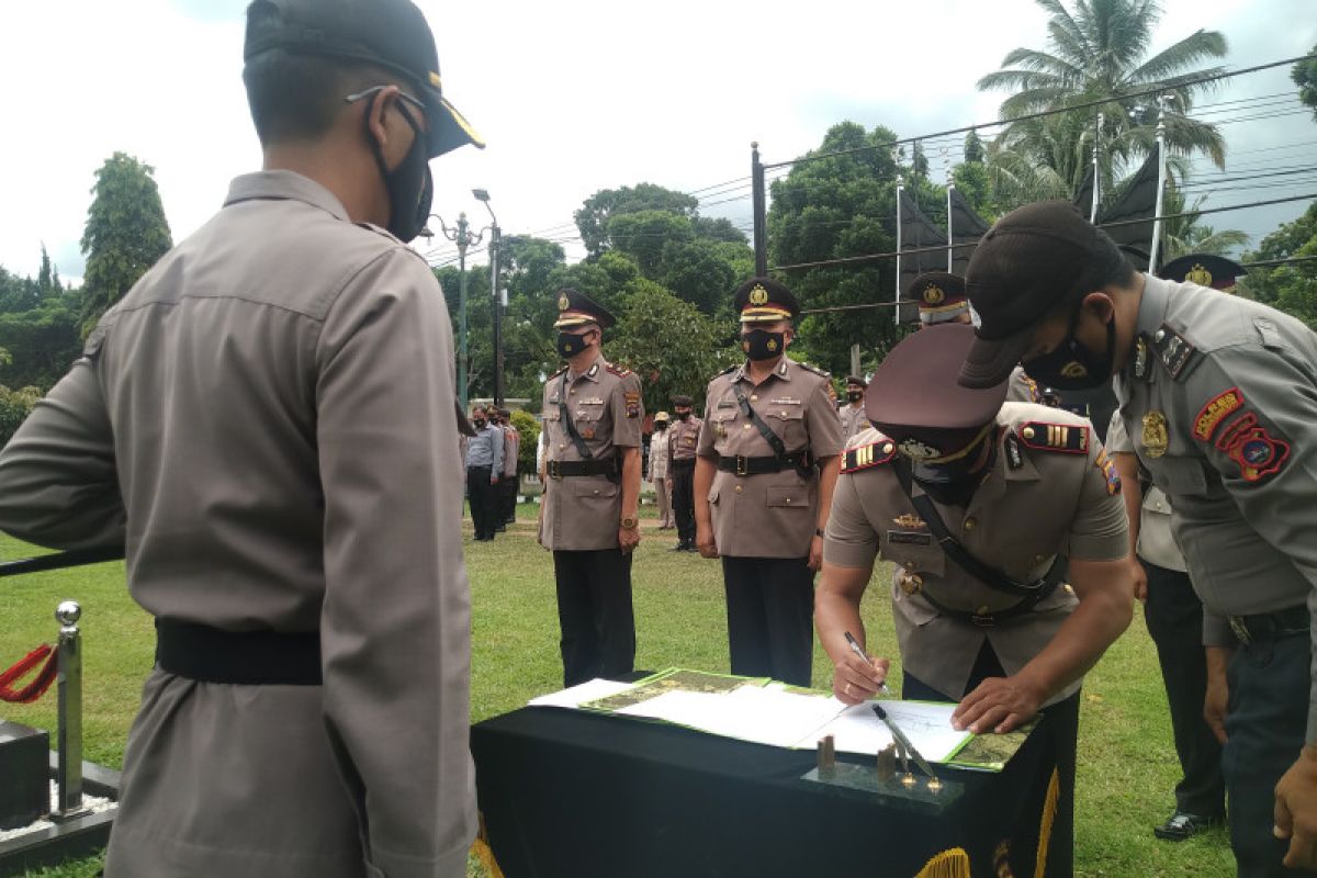 Polres Payakumbuh sertijab empat jabatan utama