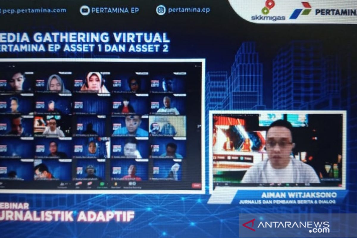 Pertamina EP Asset 1 dan 2 gelar media gathering virtual