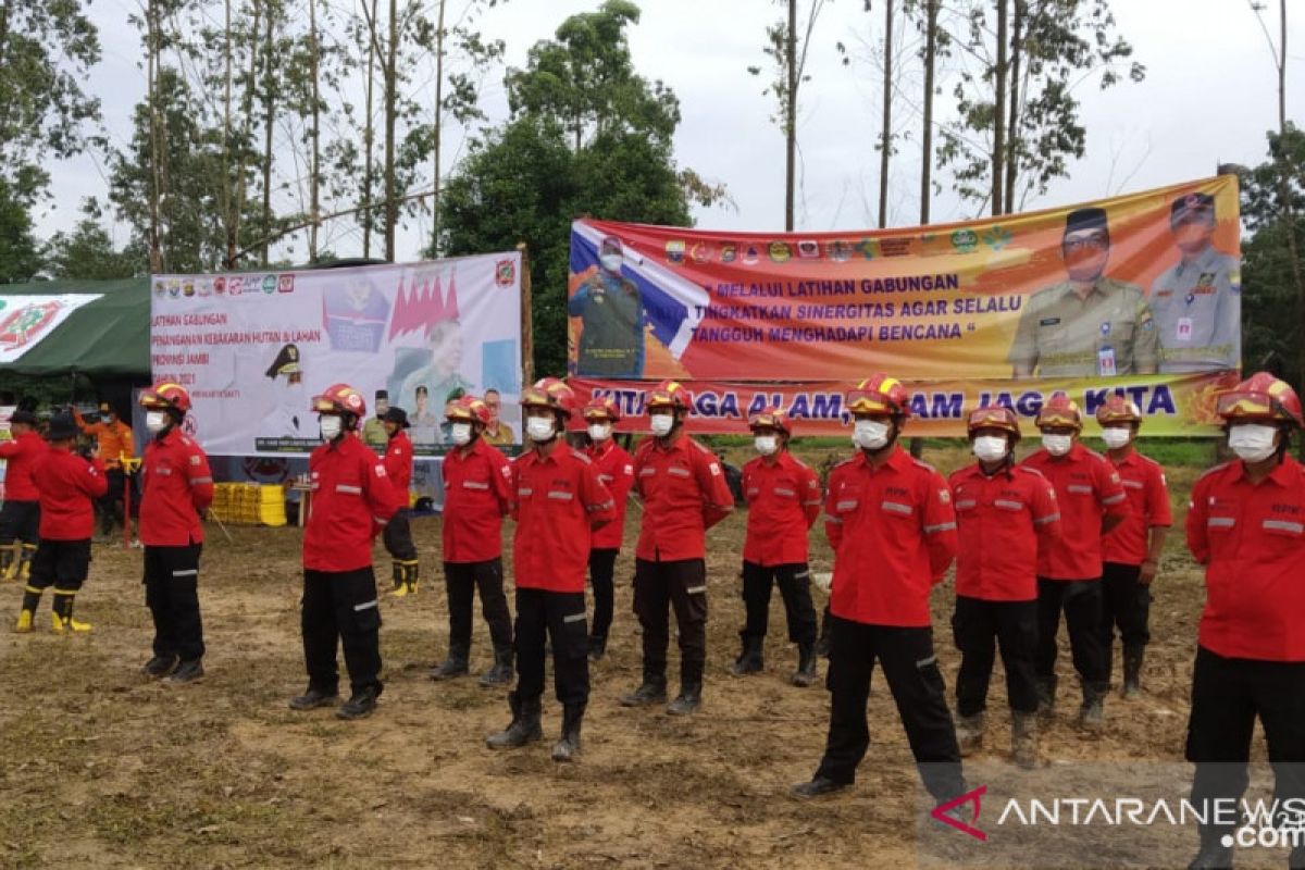 Pemprov Jambi selenggarakan latihan gabungan penanganan karhutla