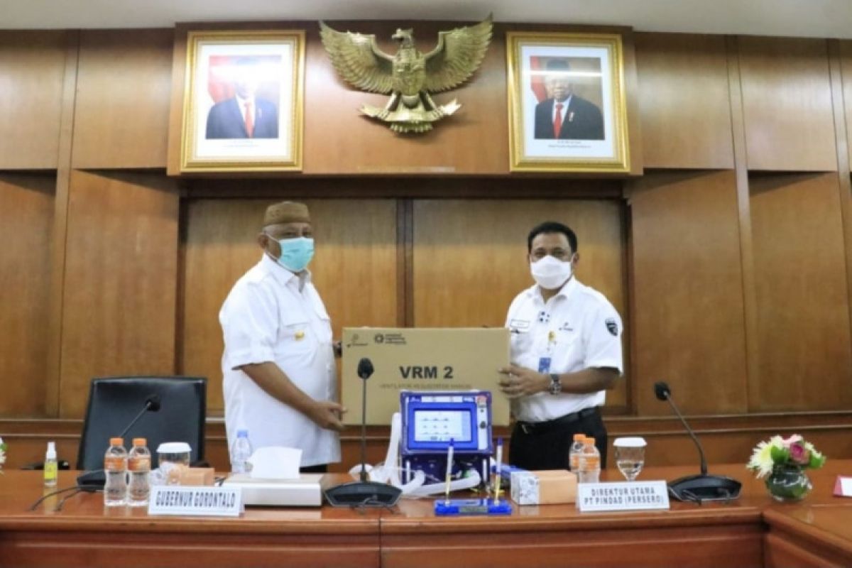 Gorontalo terima lima ventilator gratis dari PT Pindad