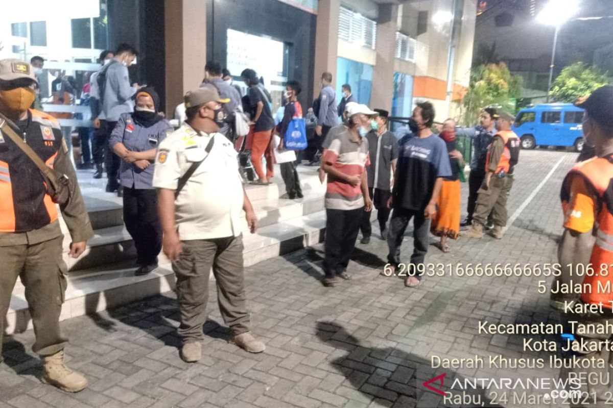 89 penyandang masalah kesejahteraan terjaring Satpol PP Jakarta Pusat