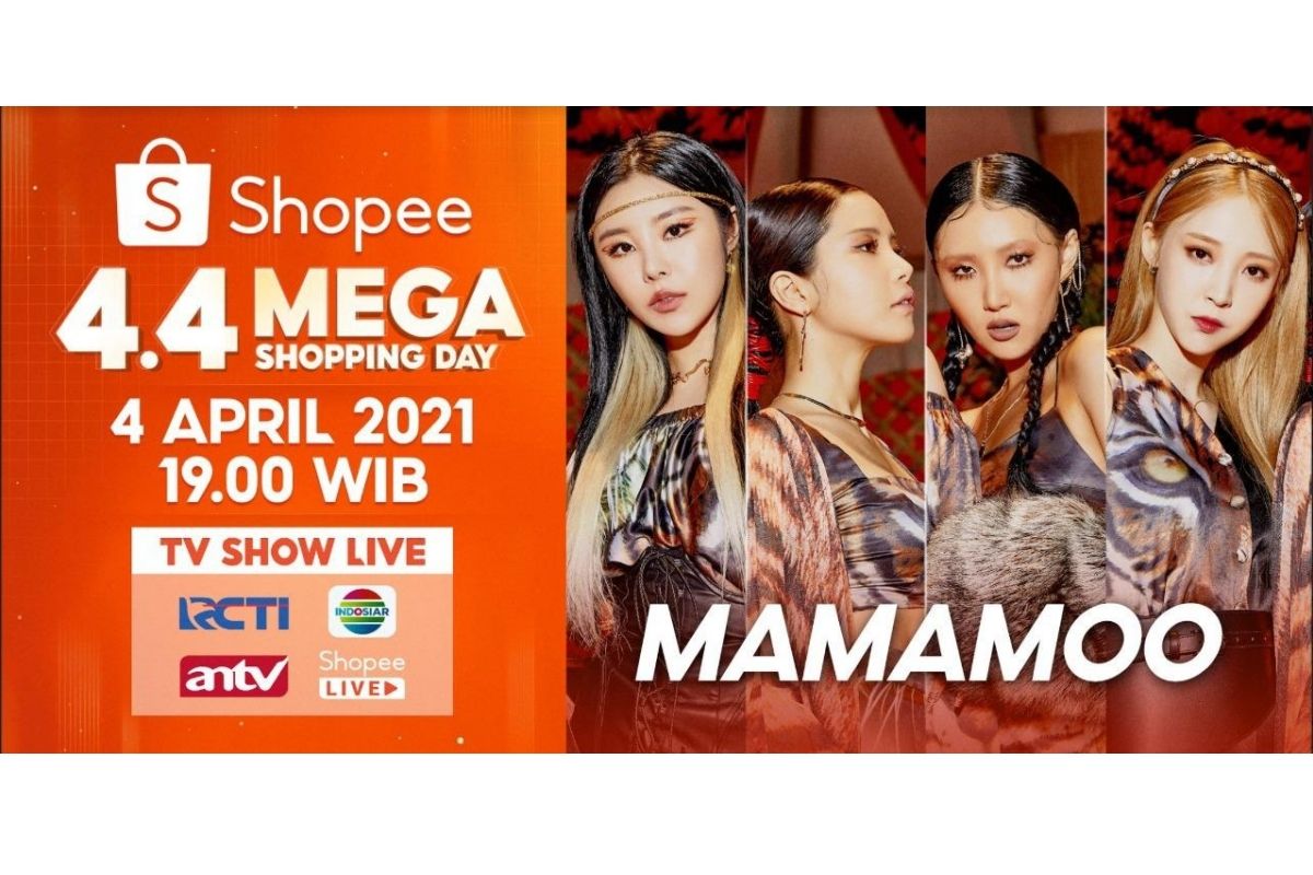 K-pop MAMAMOO hadir meriahkan Shopee 4.4 Mega Shopping Day TV Show