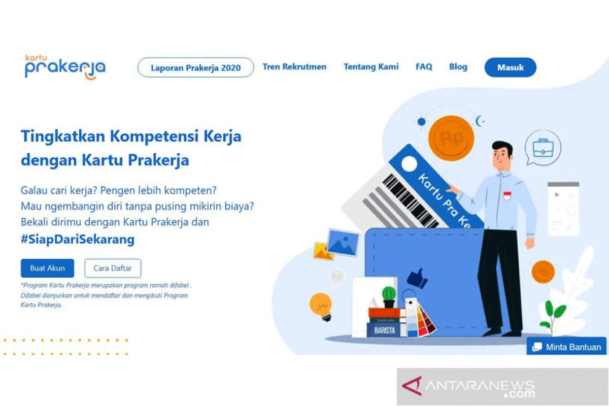 Pengamat : Program kartu prakerja untuk bantu pemulihan ekonomi