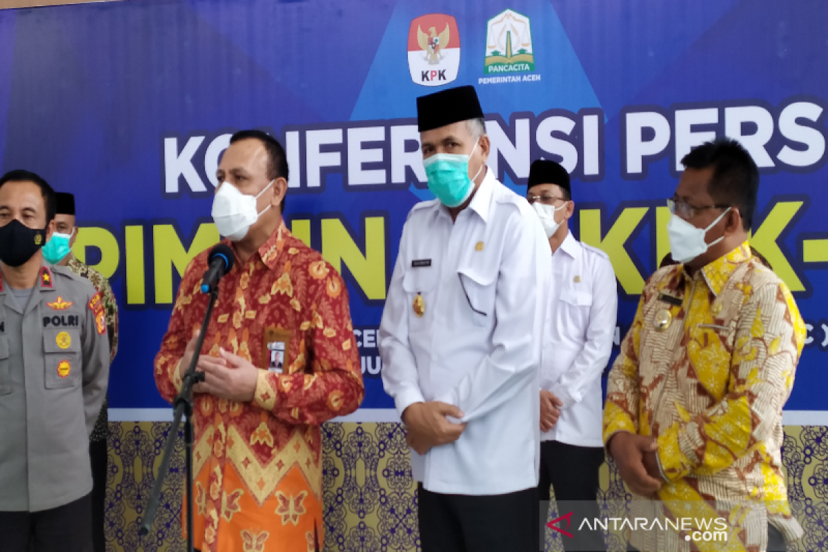 Ketua KPK ingatkan kepala daerah di Aceh tidak korupsi