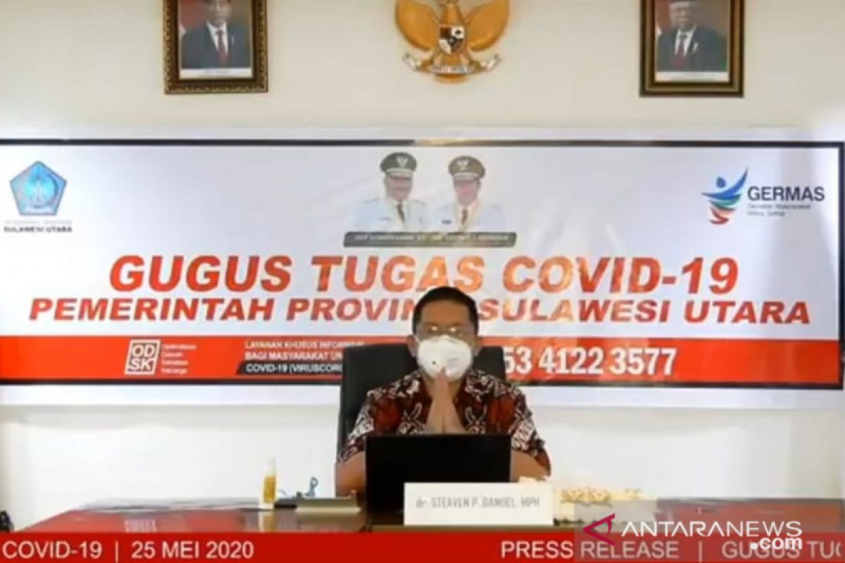 Kasus COVID-19 di Sulawesi Utara capai 15.310 orang