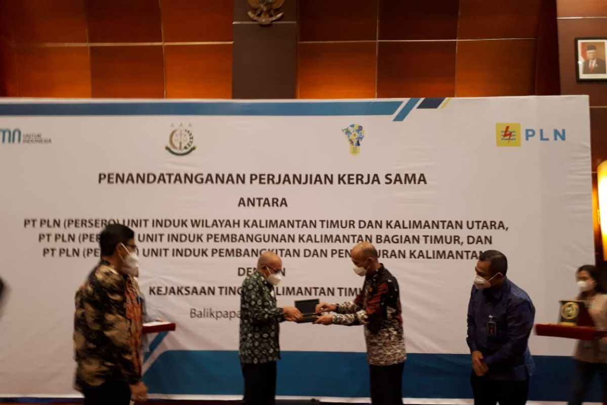 PLN Kaltimra  teken MoU dengan Kejati Kaltim