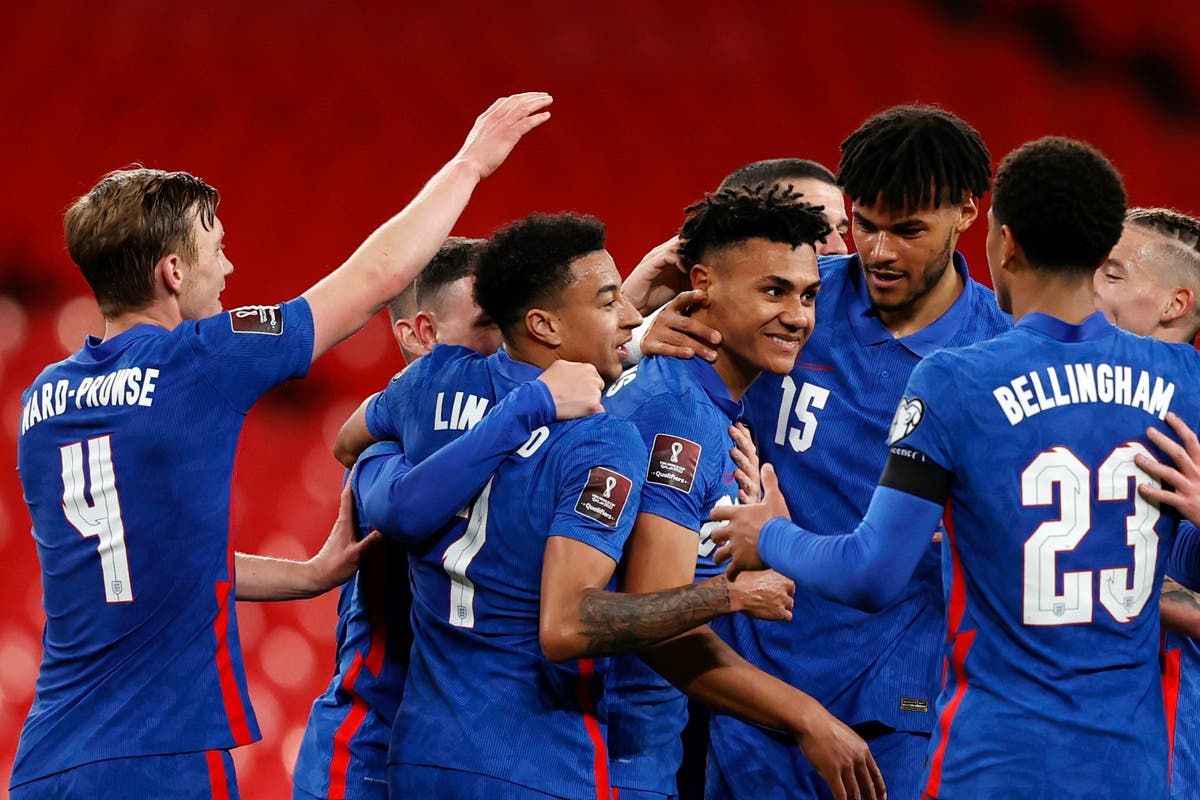 Inggris menang meyakinkan 5-0 atas San Marino