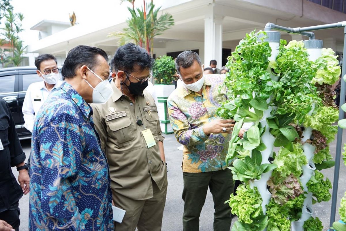 Mentan sampaikan lima pesan untuk petani milenial di Jombang