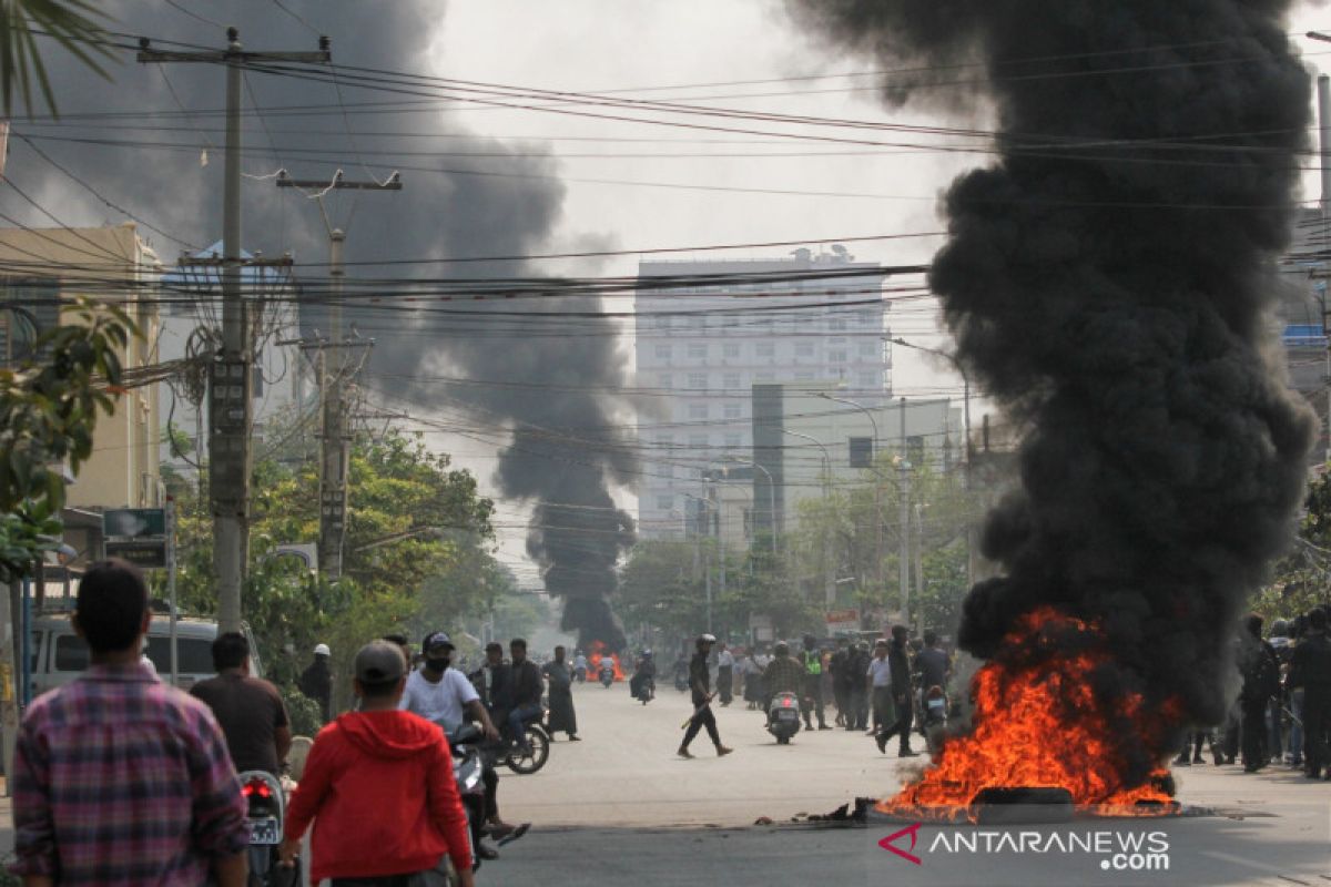 Korban tewas dalam unjuk rasa  Myanmar lampaui 500 jiwa